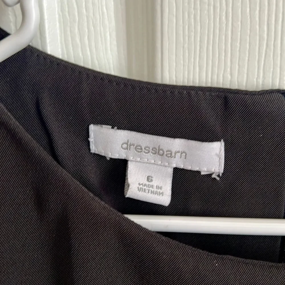 Dressbarn Black Sleeveless Sheath Dress Career Office Party‎ Cocktail Size 6
